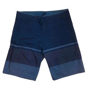 Burnside Men’s Blue Board Shorts Surf Shorts Size 34